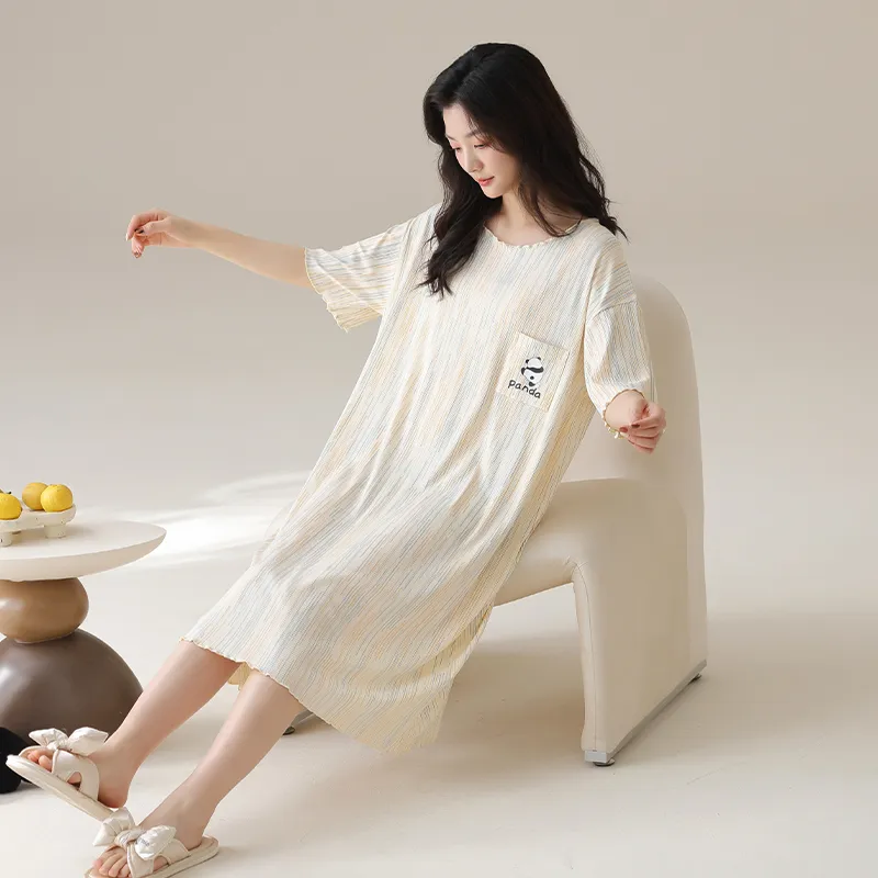 Lan Miao Women's Nightgowns-15