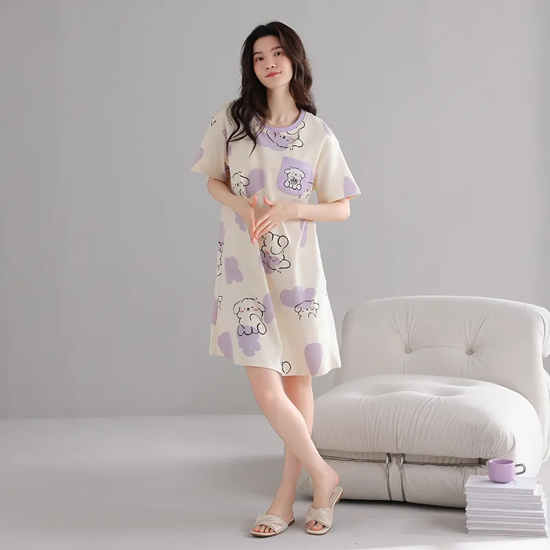 Lan Miao Women's Nightgowns-18