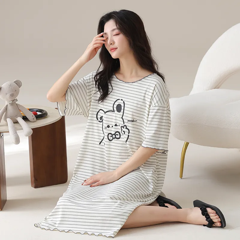 Lan Miao Women's Nightgowns-19