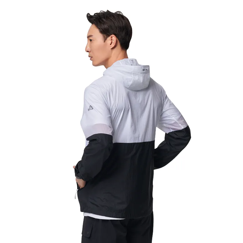 PELLIOT Super Light Breathable Quick Dry UV Protection Sun Protection Clothing Unisex Polar White/Obsidian Black-2