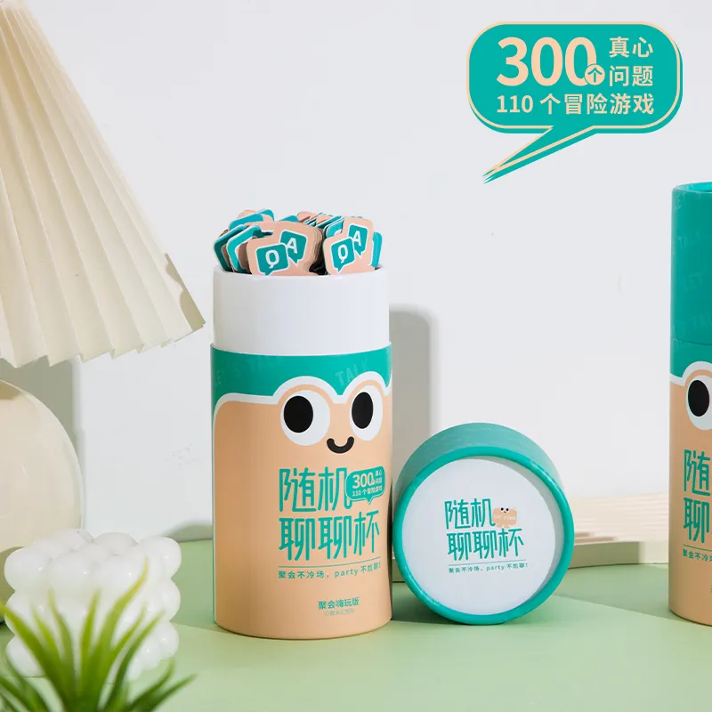 QINGHEJI Random Chat Cup, Party Fun Edition Card Accessories Box Included 50 Pcs-2
