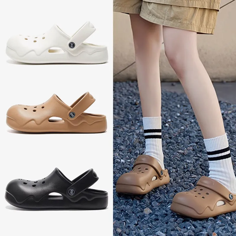 Gentle Welcome Slippers Reversible Platform Slip Resistant Men's And Women's Closed Toe Slippers-3