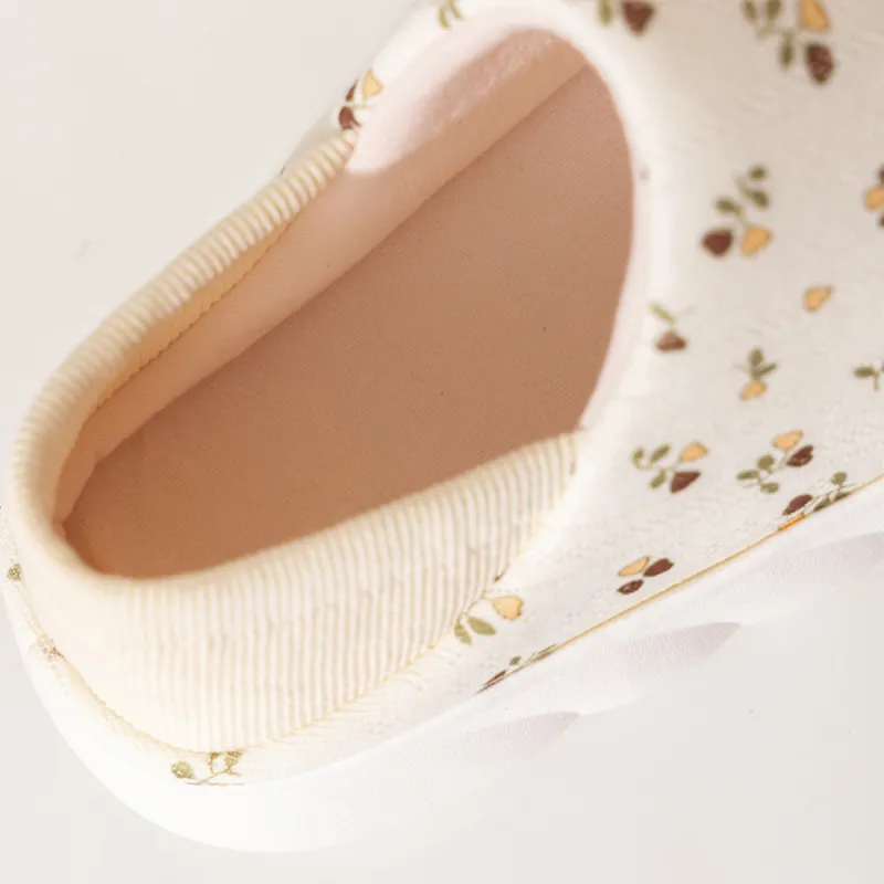 Gentle Welcome Postpartum Shoes Fall Winter Home Slippers With Platform, Padded Heel, And Soft Sole-6