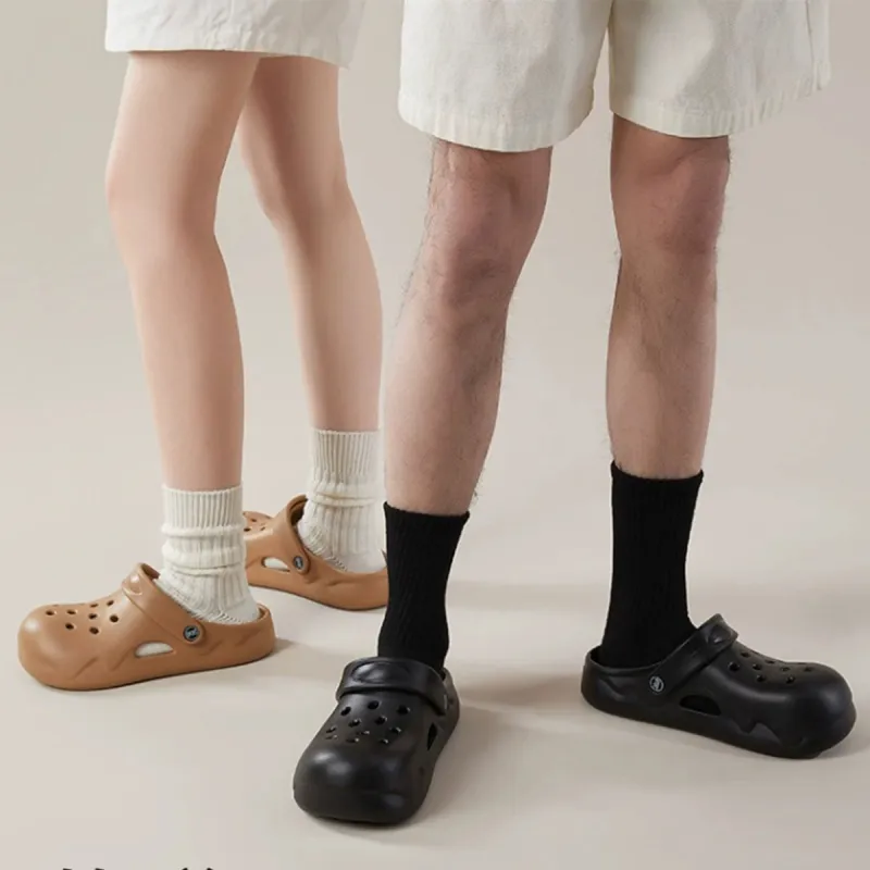 Gentle Welcome Slippers Reversible Platform Slip Resistant Men's And Women's Closed Toe Slippers-1