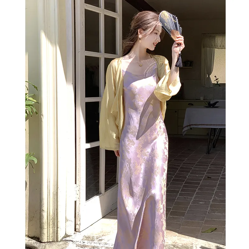 The Plums Are Cooked Slip Dress Women's-4