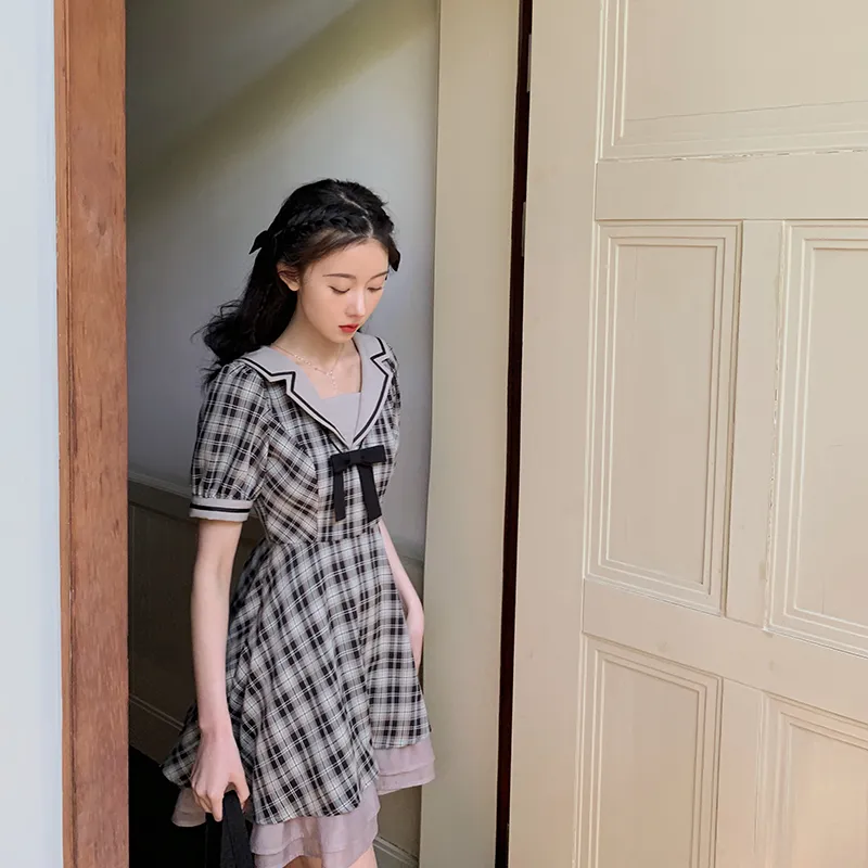 The Plums Are Cooked Summer Short Sleeved Dress Women's-2