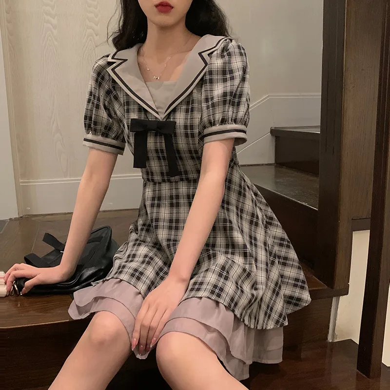 The Plums Are Cooked Summer Short Sleeved Dress Women's-1