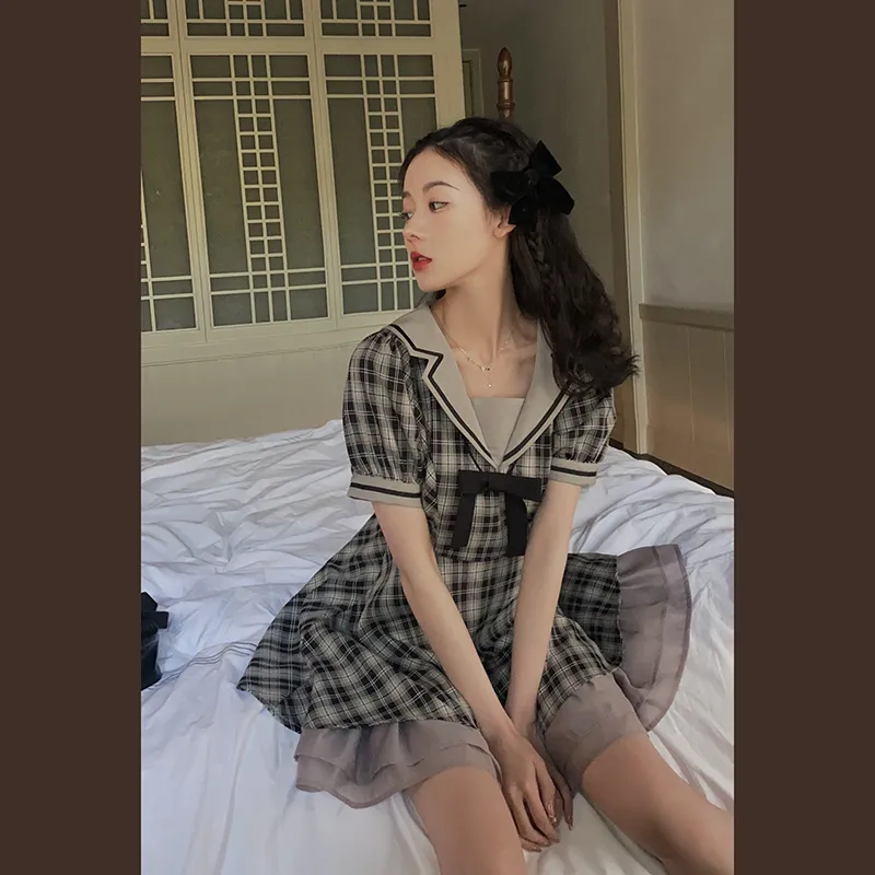 The Plums Are Cooked Summer Short Sleeved Dress Women's-4