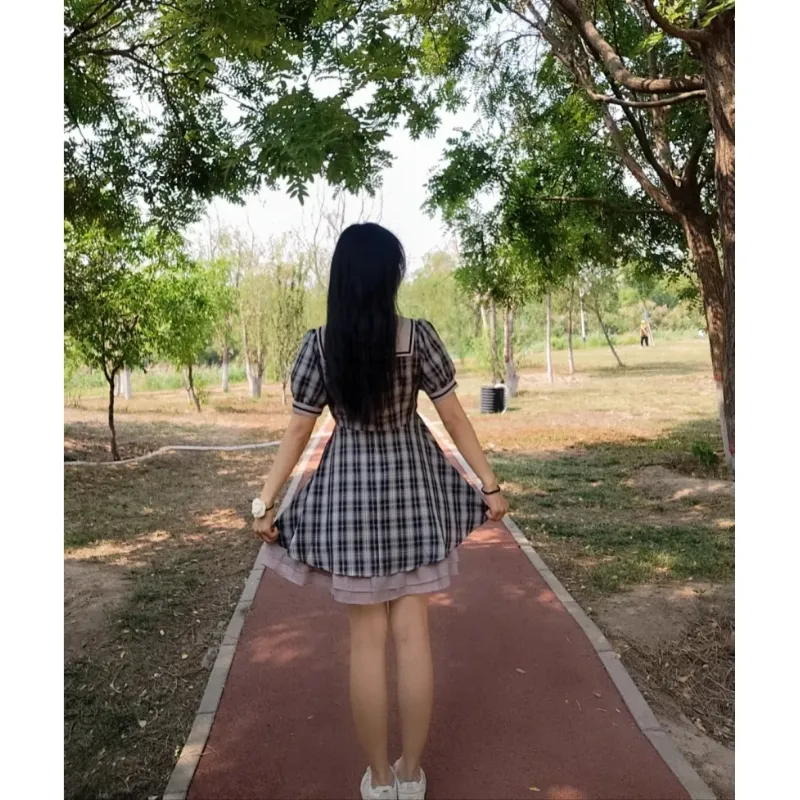 The Plums Are Cooked Summer Short Sleeved Dress Women's-5