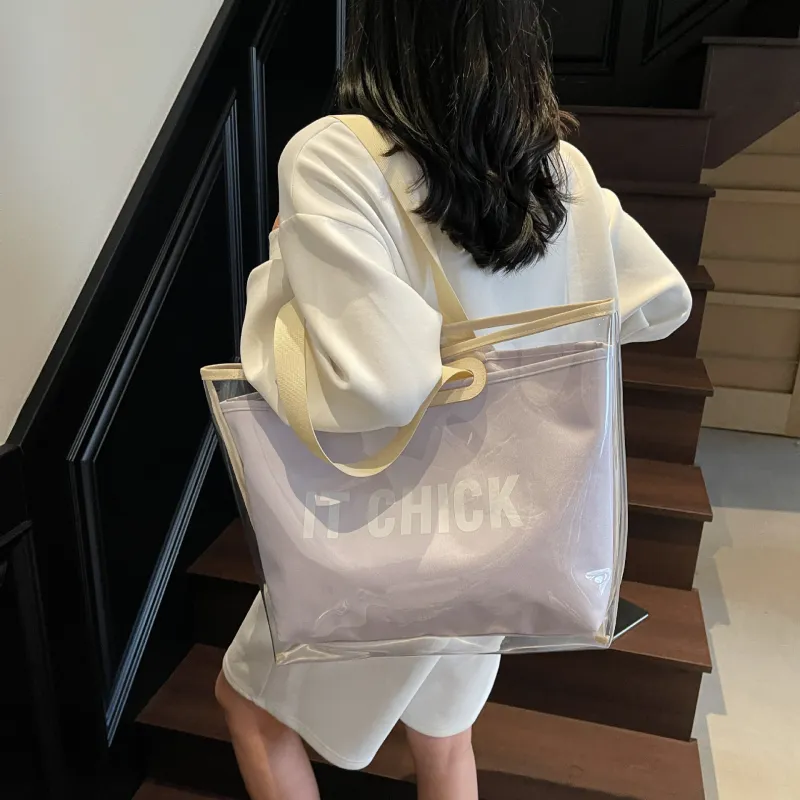 FREEHIKE Plastic Tote Handbag, Shoulder Bag Women's Multicolor-11