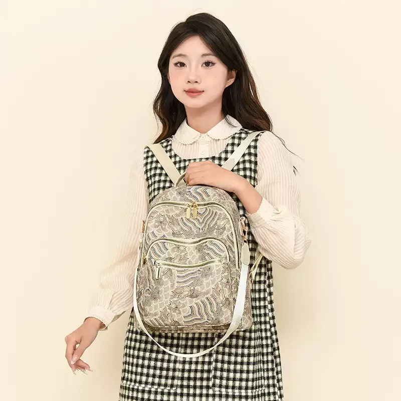 FREEHIKE Backpack Nylon Women's White/Black-1