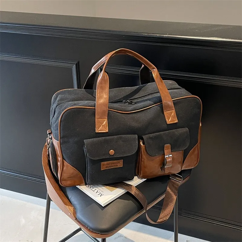 FREEHIKE Canvas Travel Bag Unisex Multicolor-3