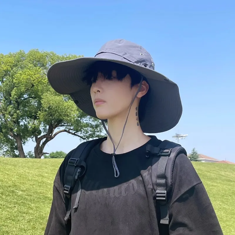 Classmate Yang Elastane Sun Protection Hats Men's-5