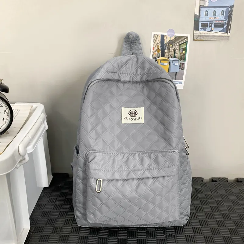 FREEHIKE Nylon Backpack Unisex Black/White/Brown/Purple/Pink/Gray-1