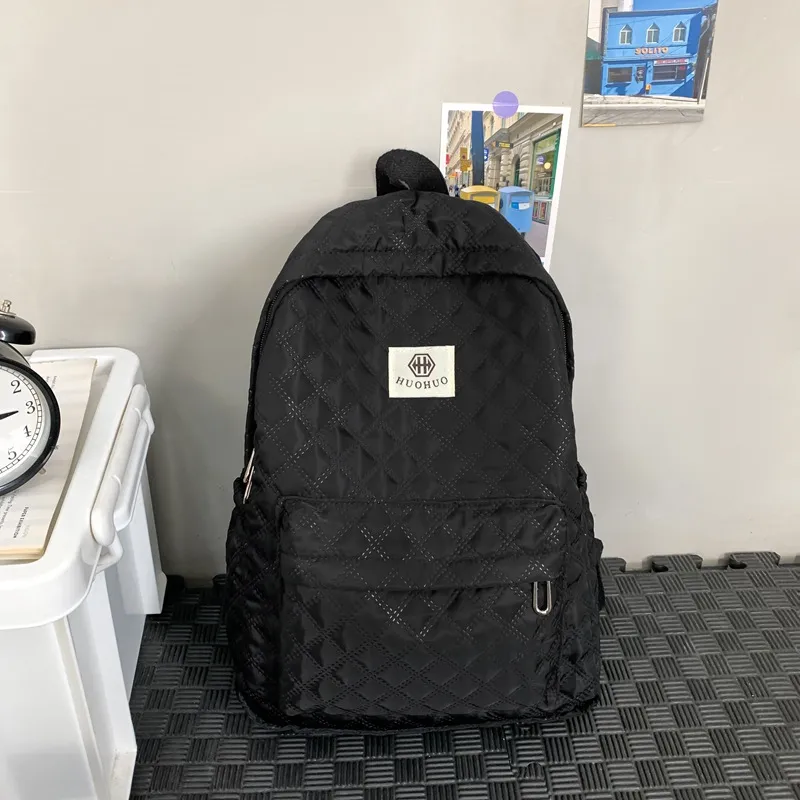 FREEHIKE Nylon Backpack Unisex Black/White/Brown/Purple/Pink/Gray-3
