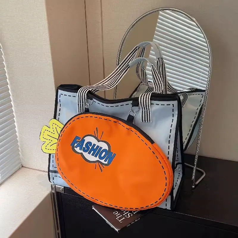 FREEHIKE Fabric Shoulder Bag Tubas Unisex Blue Carrot-1