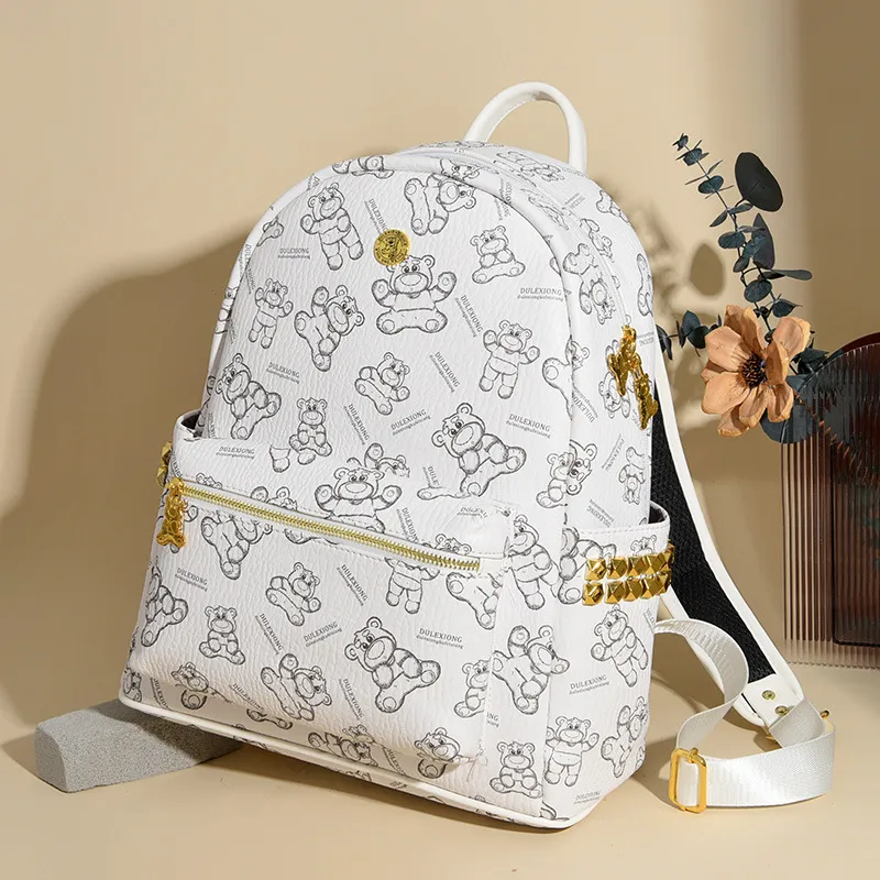 FREEHIKE Abrasion Resistant Fabric Backpack Women's Black/Brown/Beige/Pink/White-9