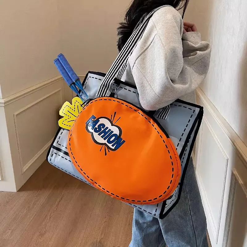 FREEHIKE Fabric Shoulder Bag Tubas Unisex Blue Carrot-5
