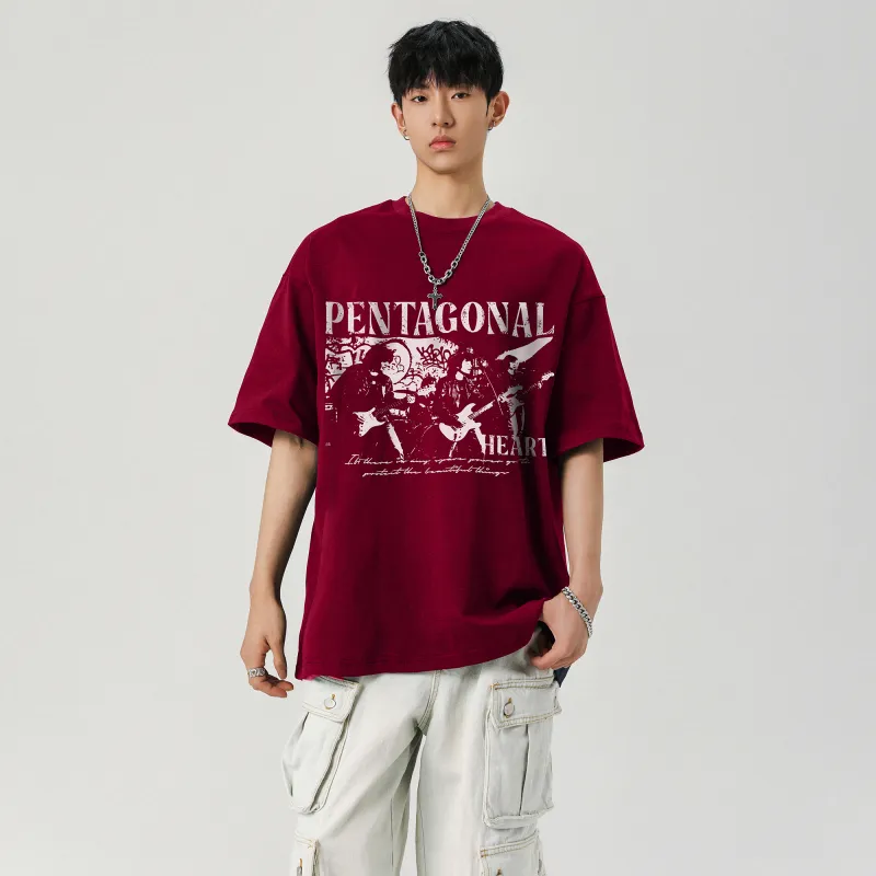 PENTAGONAL HEART T Shirt Unisex-22