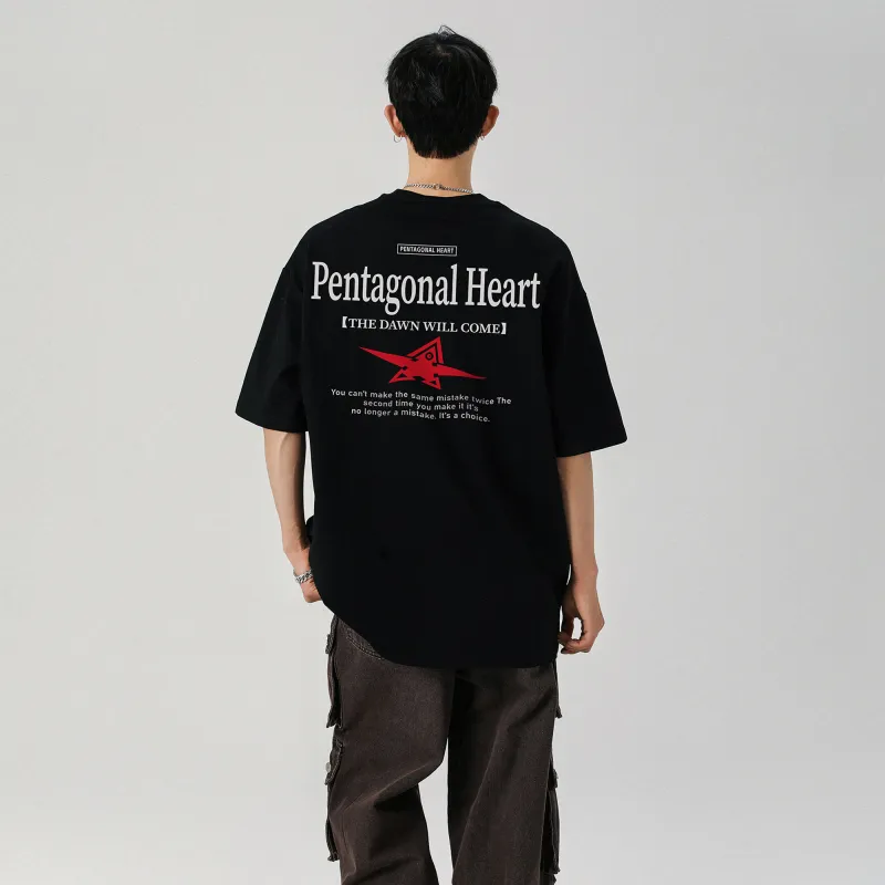 PENTAGONAL HEART T Shirt Unisex-3