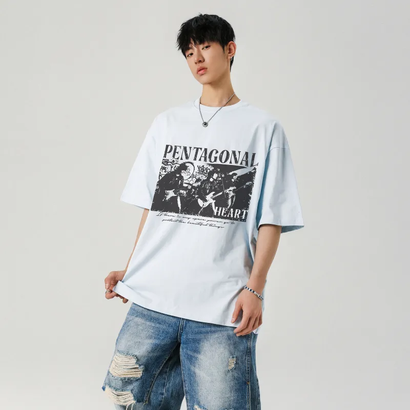 PENTAGONAL HEART T Shirt Unisex-38