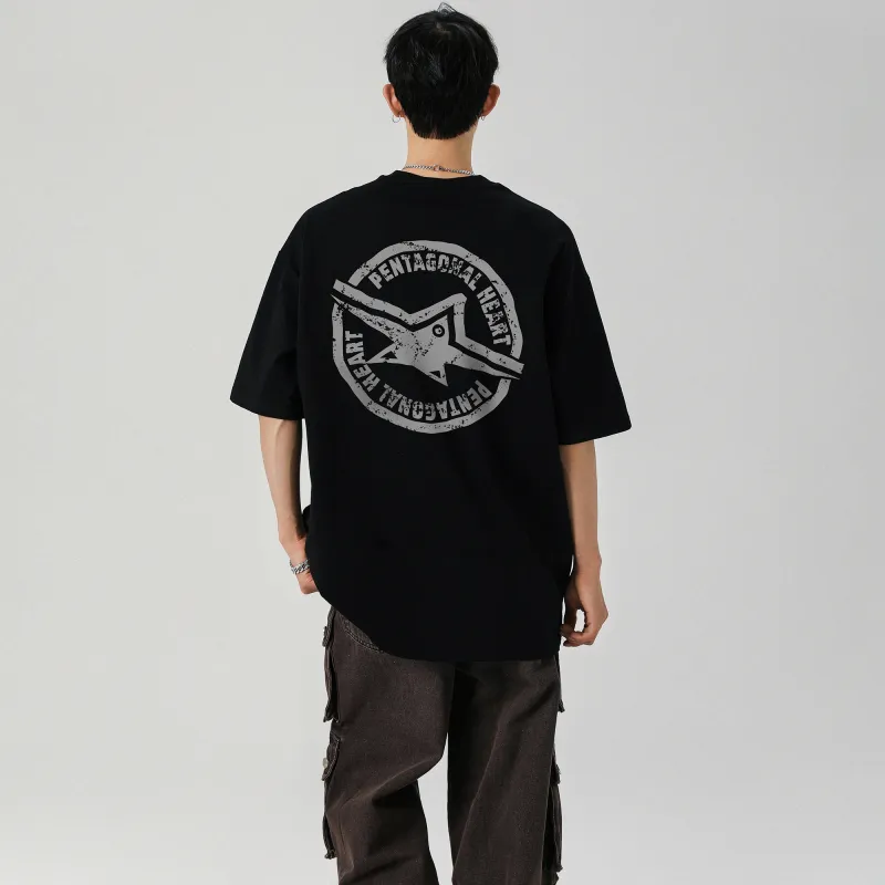 PENTAGONAL HEART T Shirt Unisex-4