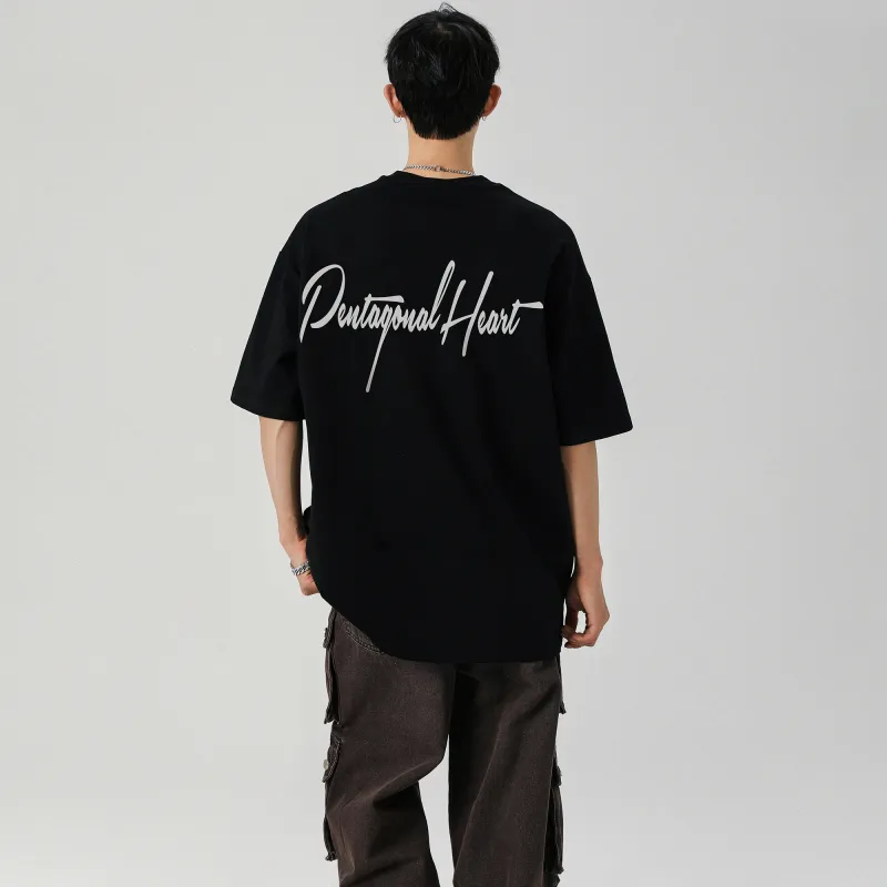 PENTAGONAL HEART T Shirt Unisex-3