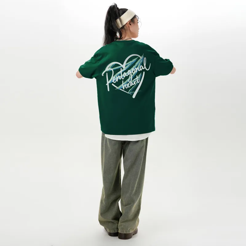 PENTAGONAL HEART T Shirt Unisex-34