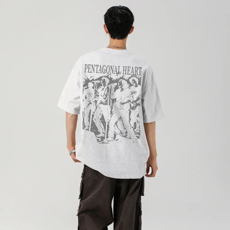 PENTAGONAL HEART T Shirt Unisex-17