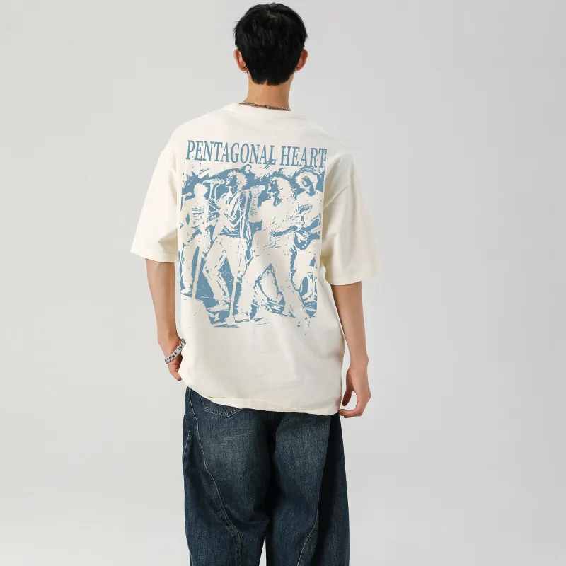 PENTAGONAL HEART T Shirt Unisex-13