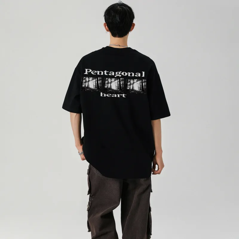 PENTAGONAL HEART T Shirt Unisex-3