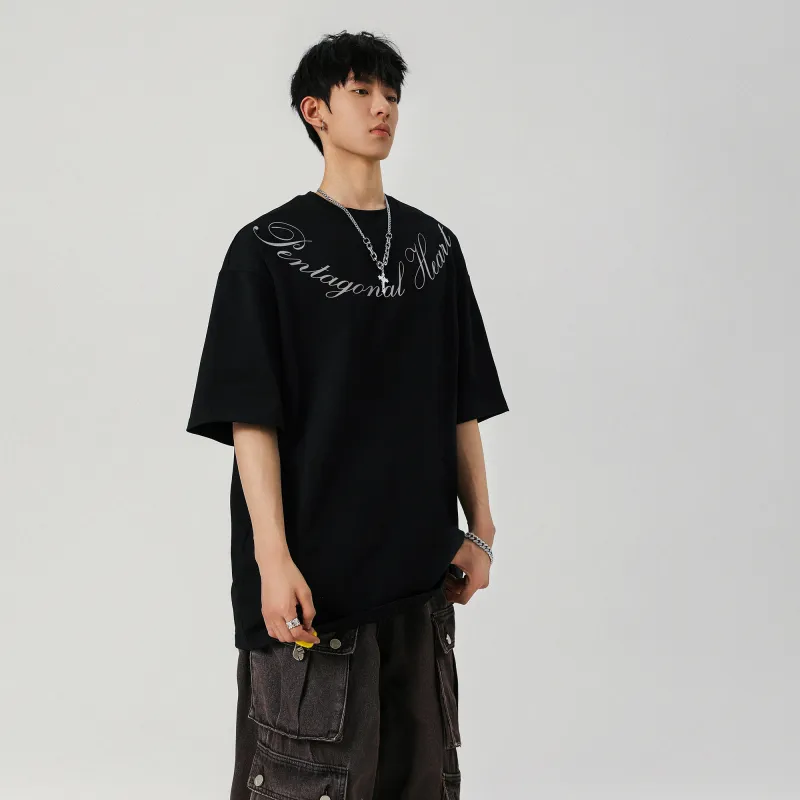 PENTAGONAL HEART T Shirt Unisex-4