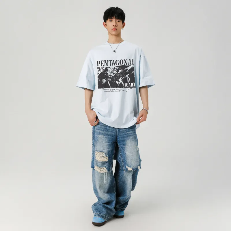 PENTAGONAL HEART T Shirt Unisex-37