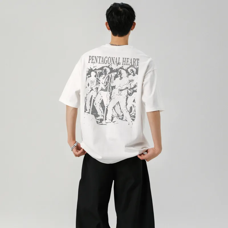 PENTAGONAL HEART T Shirt Unisex-8