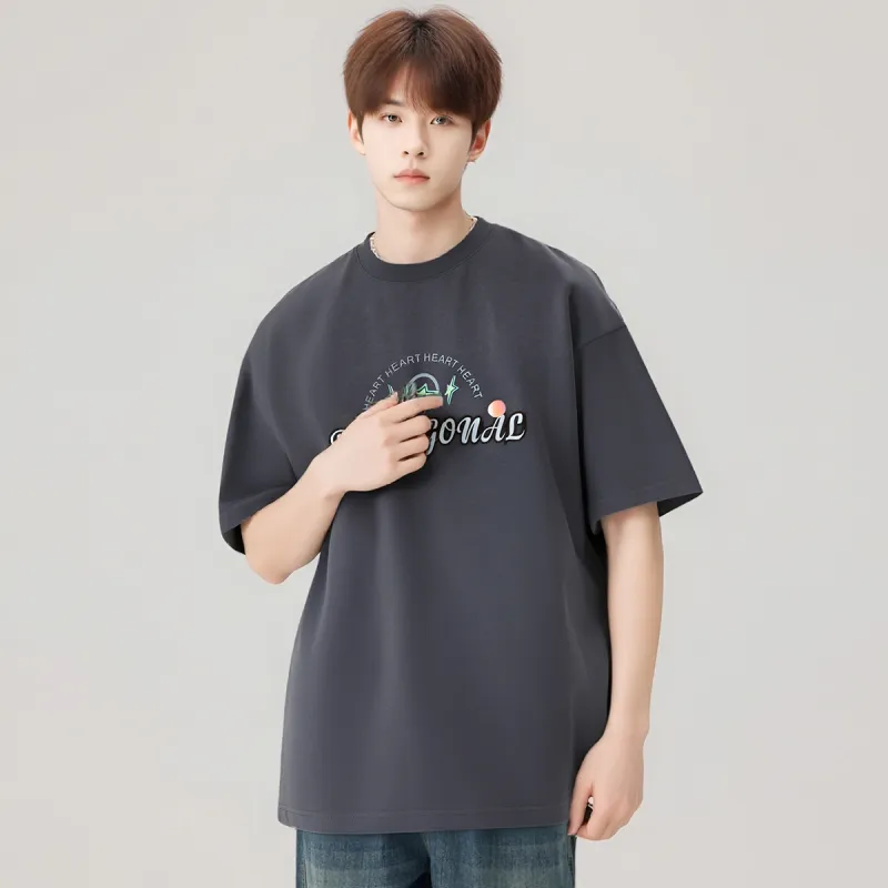 PENTAGONAL HEART Satoshi Star Series T Shirt Unisex Gray-3