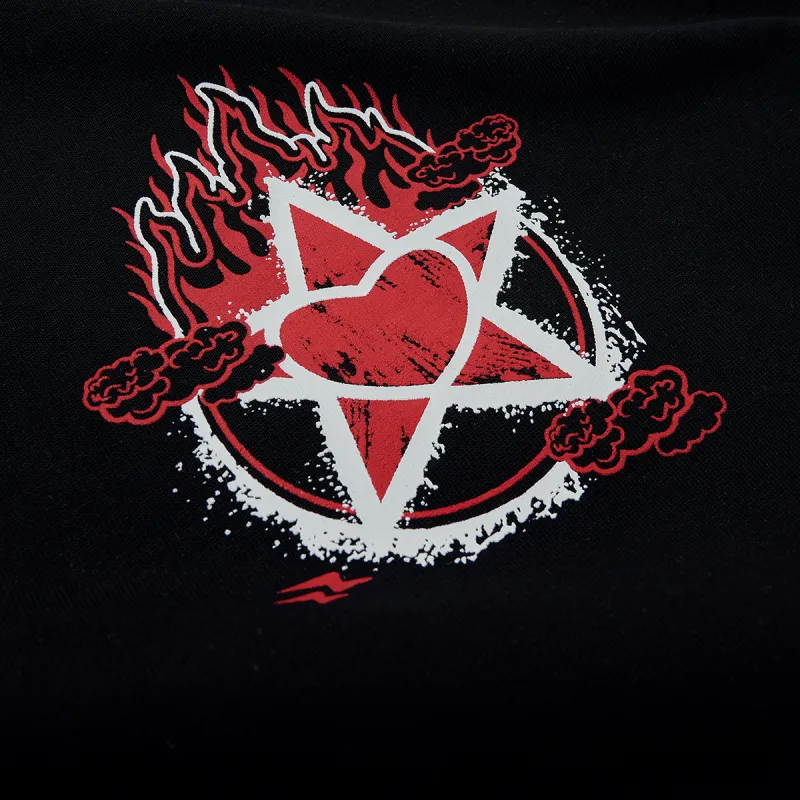 PENTAGONAL HEART Round Neck T shirt Unisex-4