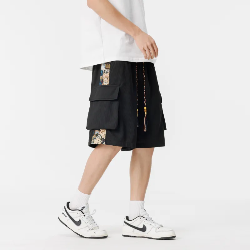 Budding Bear Casual Shorts Unisex-3