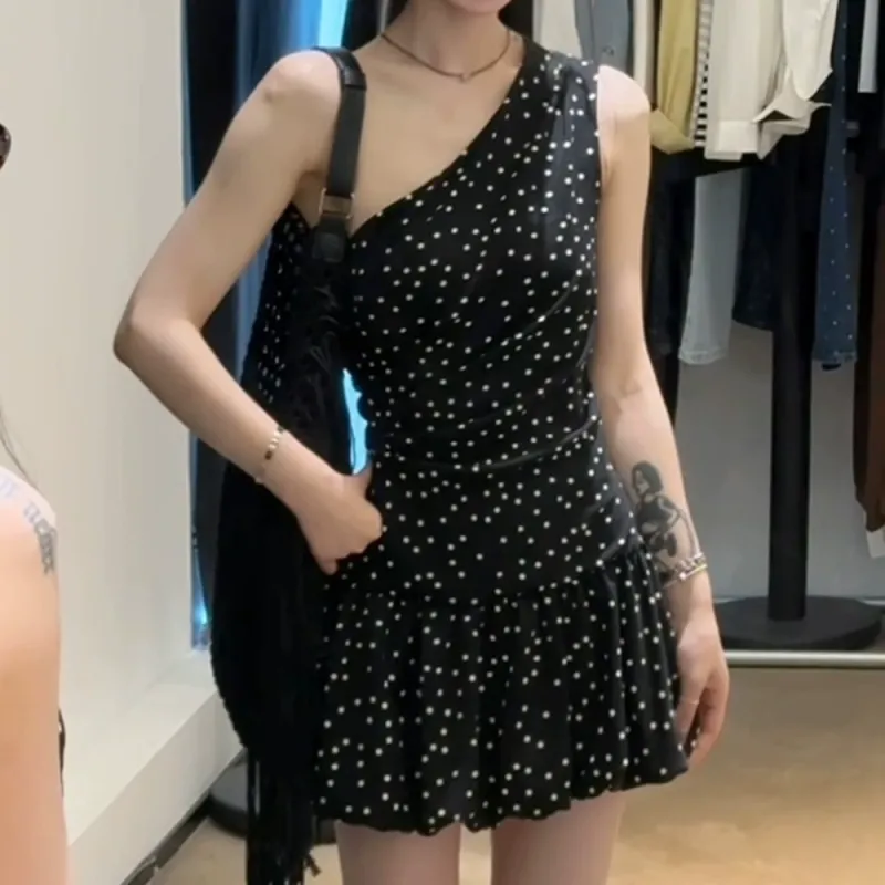 COHX Sleeveless Dresses Women's Black-5