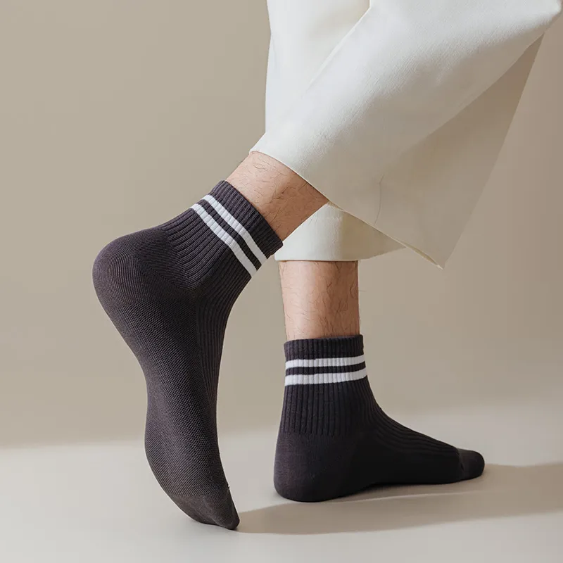 Montagut Mid Calf Socks Men's Gift Box Combination-3