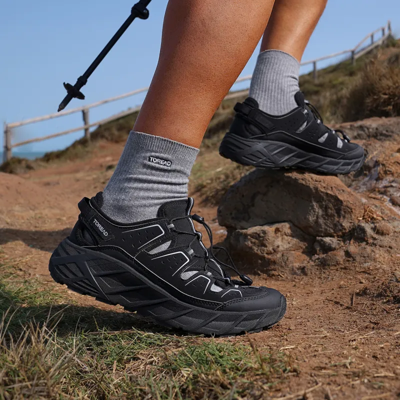 TOREAD Slip Resistant, Abrasion Resistant, Lightweight Low Top Hiking Shoes Men's-5