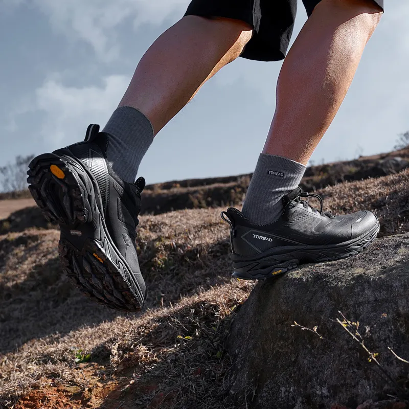 TOREAD Slip Resistant Waterproof Low Top Hiking Shoes Men's-19