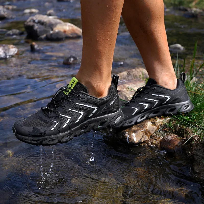 TOREAD Breathable And Slip Resistant River Trekking Shoes Men's-6