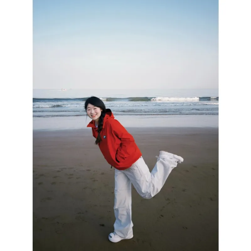 PVPVPV Cargo Pants Unisex Apricot-5