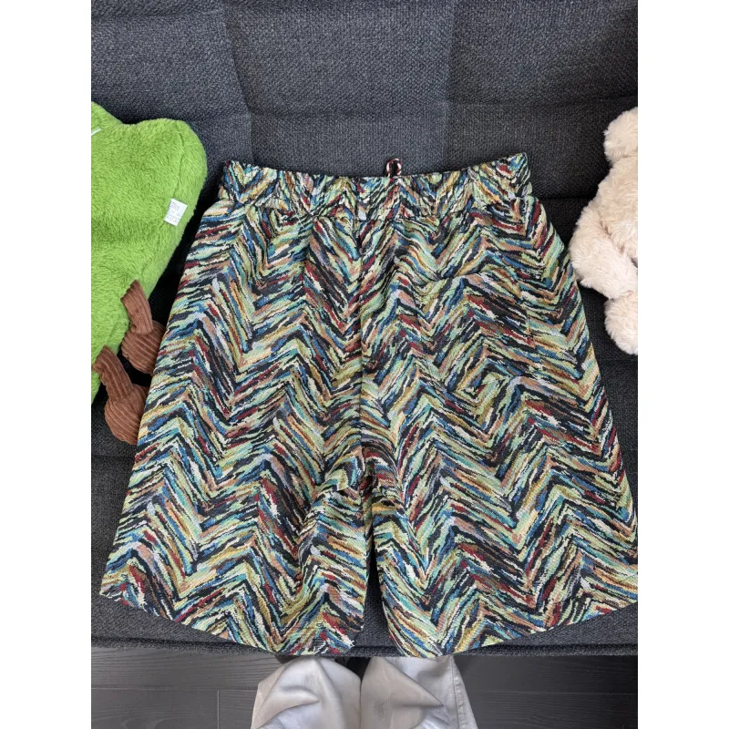 PVPVPV Casual Shorts Unisex Green-1