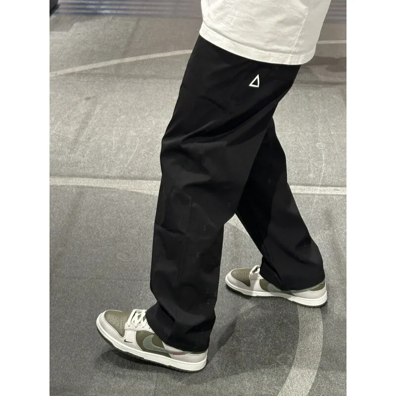 TESTUNG Casual Pants Unisex Classic Black-5