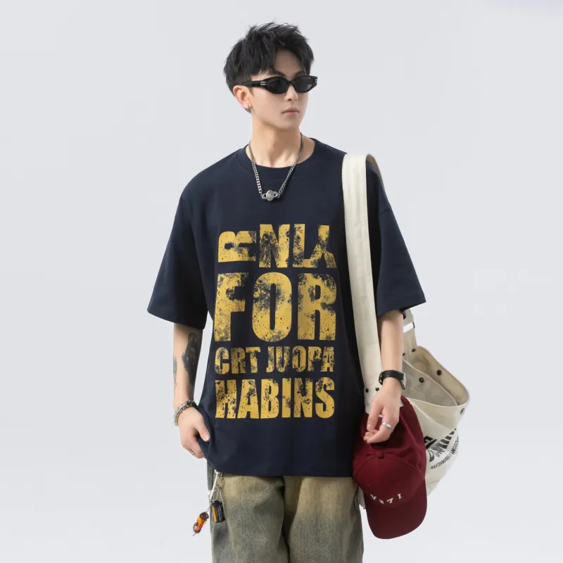 PVPVPV T Shirts Unisex Navy Blue-5