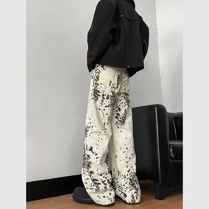 PVPVPV Jeans Unisex Leopard Print-5
