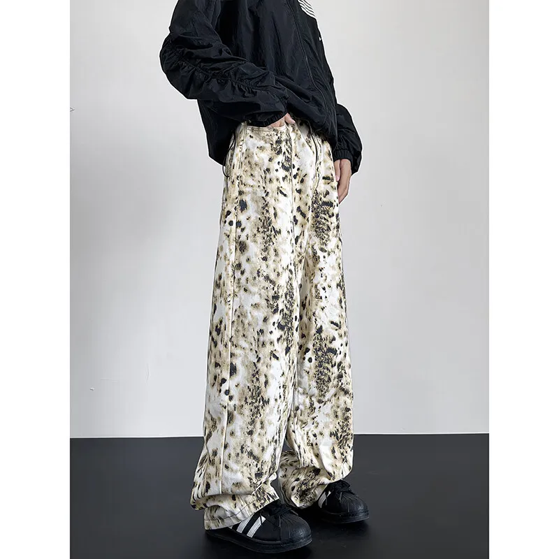 PVPVPV Jeans Unisex Leopard Print-2