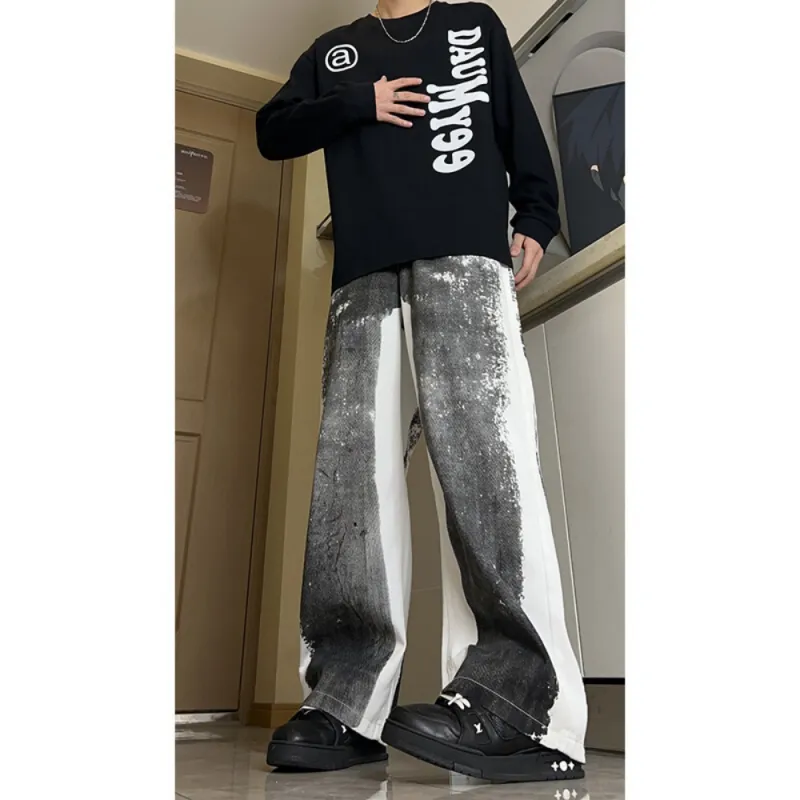 PVPVPV Jeans Unisex Black White-2