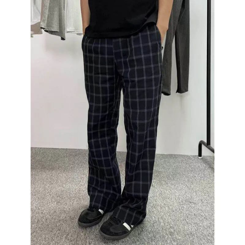 PVPVPV Casual Pants Unisex Dark Blue-3